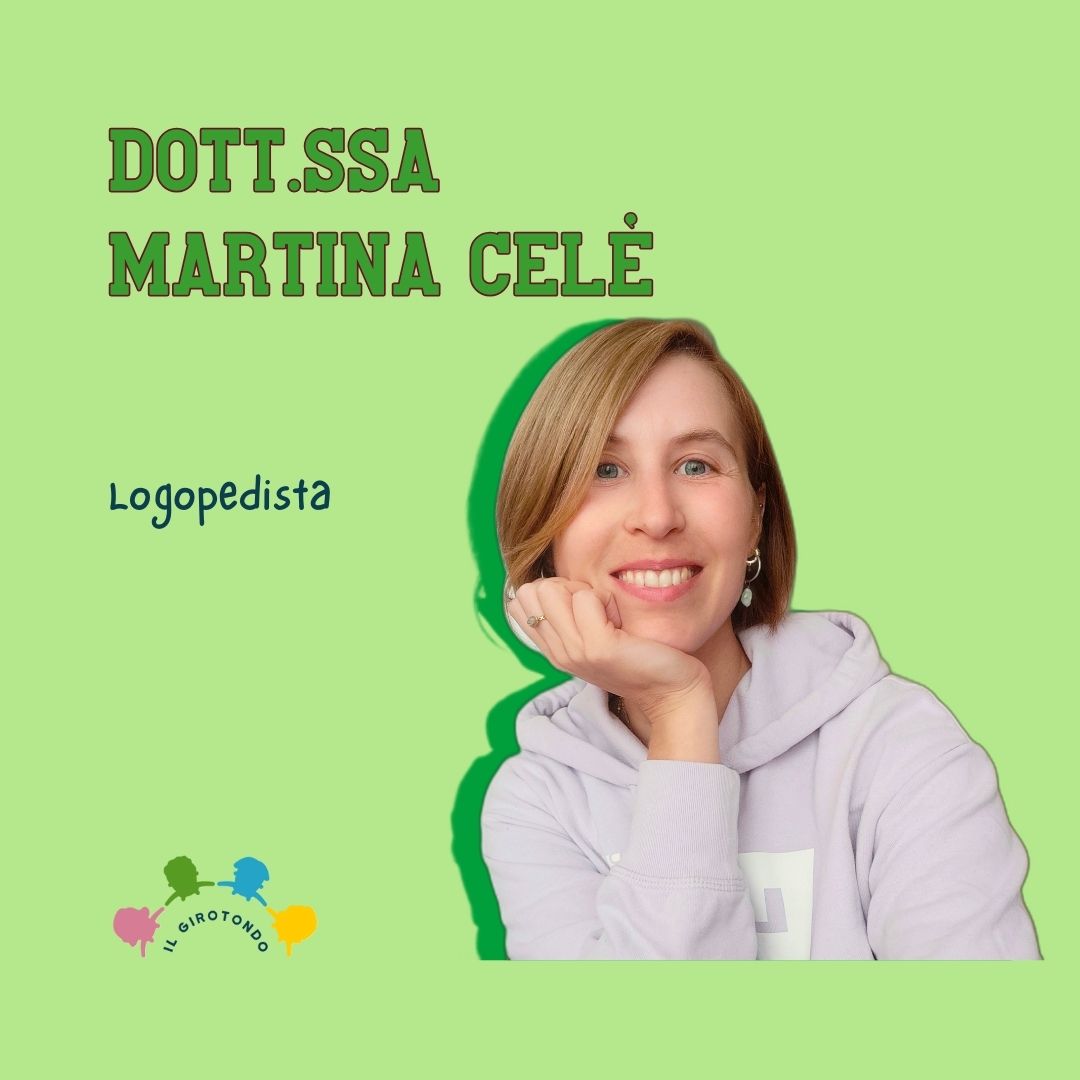 Ritratto della Dott.ssa Martina Celè, logopedista presso lo Studio il Girotondo a Pavia