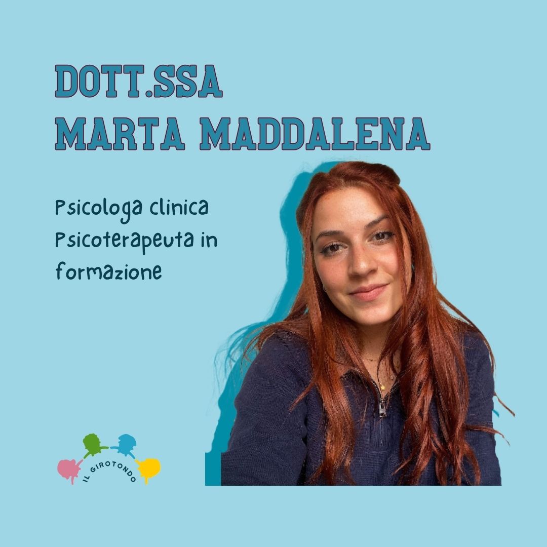 Ritratto della dottoressa Marta Maddalena, psicologa e psicoterapeuta in formazione presso lo Studio il Girotondo a Pavia