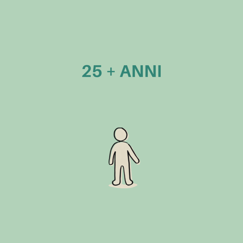 Immagine bottone che indica la fascia d'età adulta (25+anni)