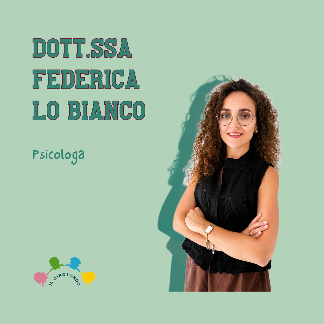 Ritratto della Dott.ssa Federica Lo Bianco, psicologa e psicoterapeuta in formazione presso lo Studio il Girotondo