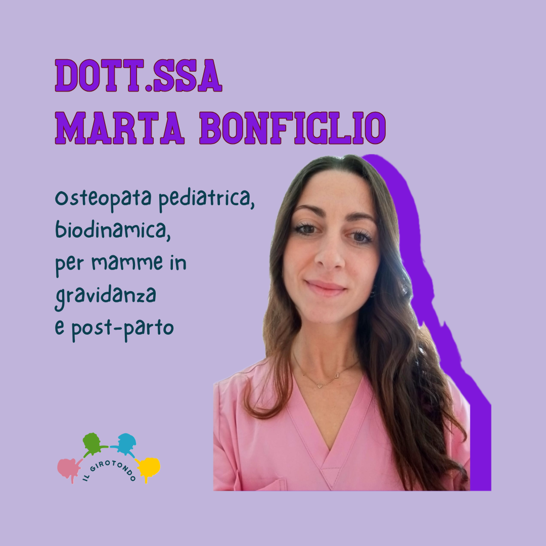 Ritratto della Dott.ssa Marta Bonfiglio, osteopata presso lo Studio il Girotondo a Pavia