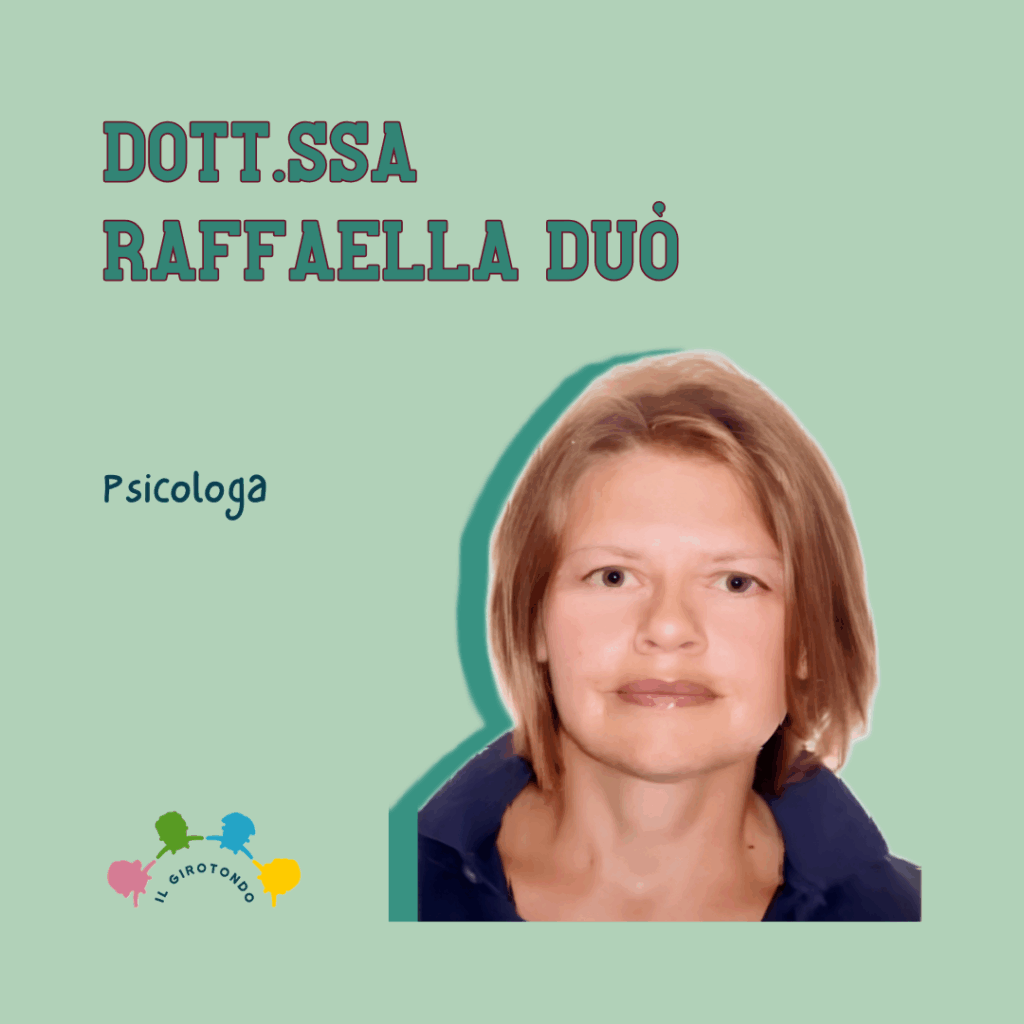 Ritratto della Dott.ssa Raffaella Duò, psicologa e psicoterapeuta in formazione presso lo Studio il Girotondo a Pavia