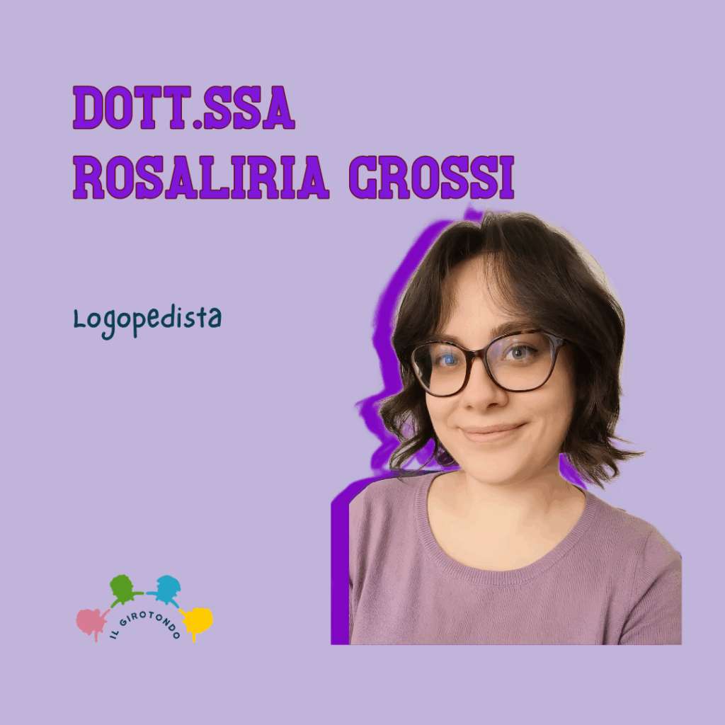 Ritratto della Dott.ssa Rosaliria Grossi, logopedista presso lo Studio il Girotondo a Pavia